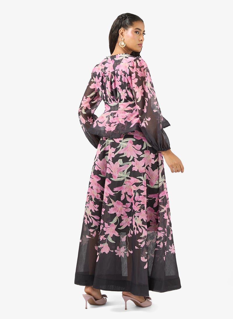 Khizana Floral Print Dress - Image 2