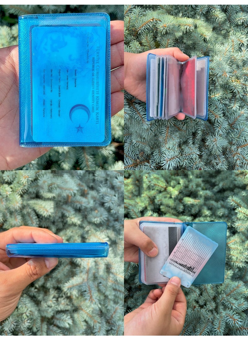 Gempo Premium Transparent Passport Case and Neon Wallet Card Holder Passport Case + Wallet For Travel  - Image 3
