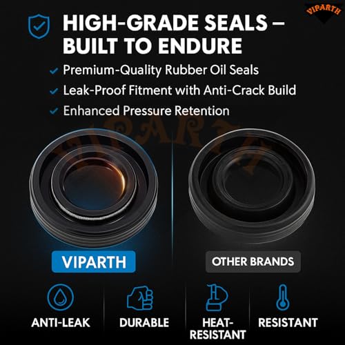 VIPARTH Car Washer Repairing Kit | Oil Seal,Filter Set, O Rings, Plastic Ring | Car wahing Machine Tools | Universal Fitting - Image 2