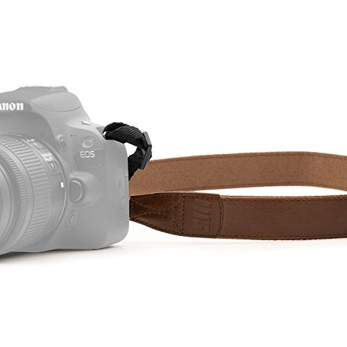 MegaGear SLRDSLR Leather Shoulder or Neck Strap Durable Stylish Strap Compatible with Canon Nikon Samsung Olympus Sony Fujifilm and Panasonic Cameras - Image 3