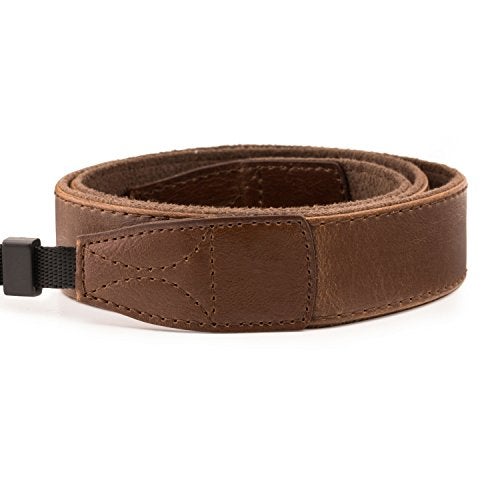 MegaGear SLRDSLR Leather Shoulder or Neck Strap Durable Stylish Strap Compatible with Canon Nikon Samsung Olympus Sony Fujifilm and Panasonic Cameras - Image 1
