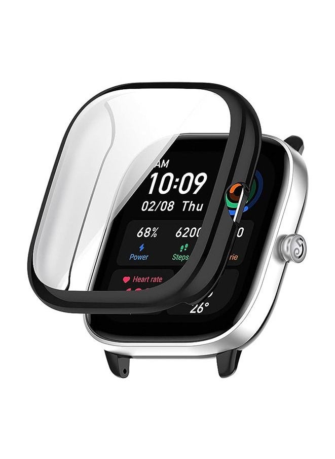 Muyixin حافظة حماية للشاشة من مادة TPU لهاتف Amazfit GTS 4 Mini (2022) غطاء مطلي بالكهرباء شامل مضاد للسقوط  - Image 1