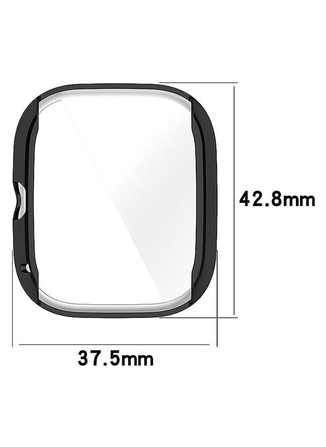 Muyixin حافظة حماية للشاشة من مادة TPU لهاتف Amazfit GTS 4 Mini (2022) غطاء مطلي بالكهرباء شامل مضاد للسقوط  - Image 4
