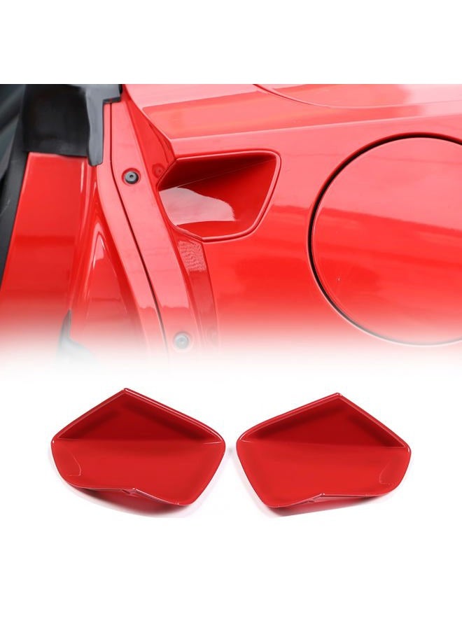 Sekhyna Exterior Door Handle Cover Trim ABS 2PCS Compatible with Corvette C7 Stingray 2014-2019 Outer Door Bowl Anti-Scratch Protection Cover Trim Accessories (Matte Black) - Image 1
