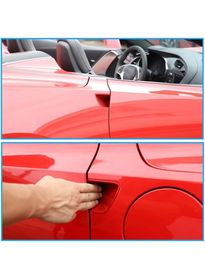 Sekhyna Exterior Door Handle Cover Trim ABS 2PCS Compatible with Corvette C7 Stingray 2014-2019 Outer Door Bowl Anti-Scratch Protection Cover Trim Accessories (Matte Black) - Image 4