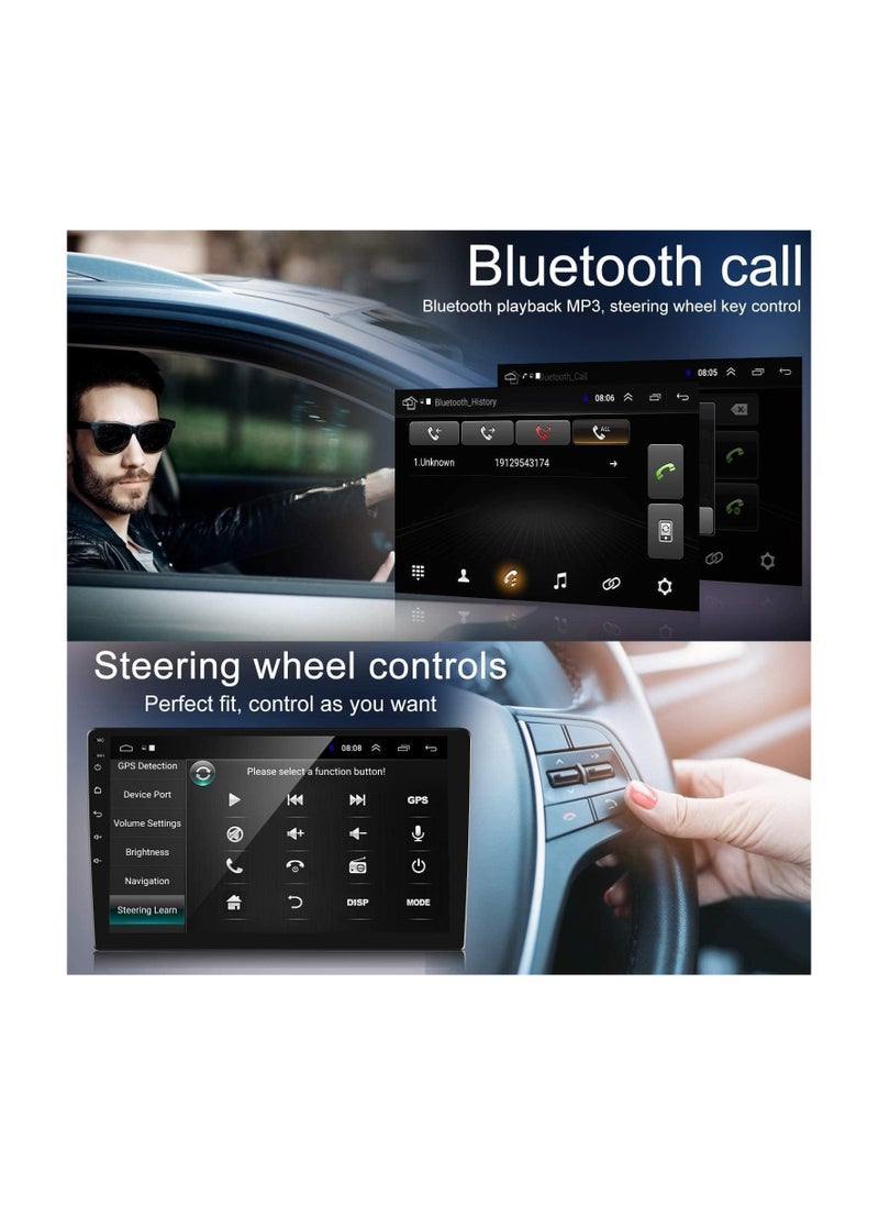SHEZA STAR - Android Car Stereo for Toyota Camry 2001 2002 2003 2004 2005 2006 4GB RAM 64GB ROM Support Apple Carplay, MirrorLink WiFi BT, 9 Inch IPS Touch Screen with Backup Camera Included - Image 1