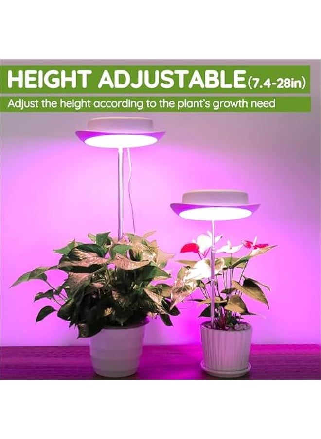 MOXO Plant Grow Light LED Growing Light Full Spectrum for Indoor Plants Height Adjustable Growth Lamp with 10 Adjustable Brightness 3912H OnOff Timer Idea for Large Plant Light 2  - Image 5