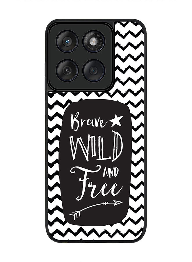 Stylizedd For Motorola MOTO Edge 60 Fusion/ Edge 60 Case,Slim fit Camera Protection, Shockproof Thin Phone cover  - Brave, Wild And Free - Image 1