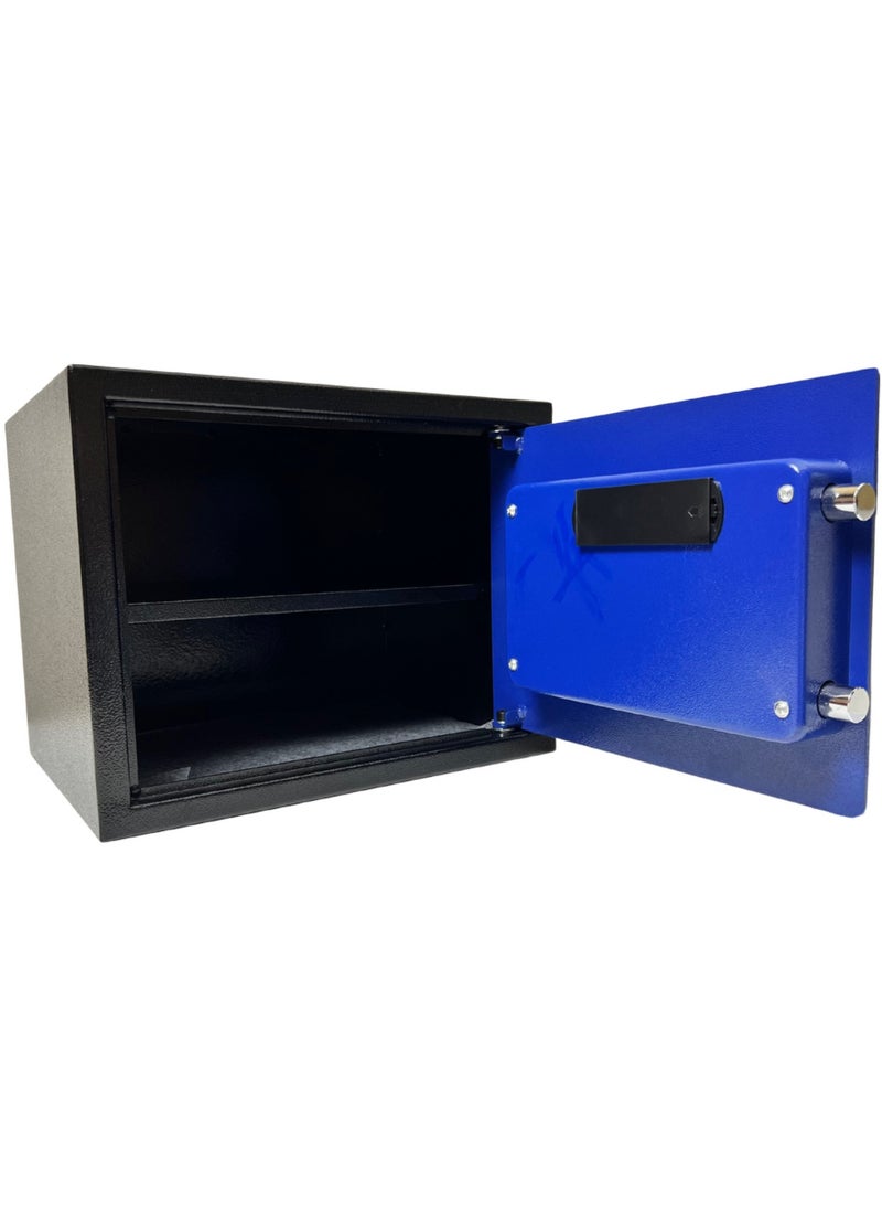 LOTFY GROUP LG Safebox Code- 30NEK- 30*38*30CM- Blue Colour- Home Office Safe Box- Electronic Lock- Key Lock  - Image 3