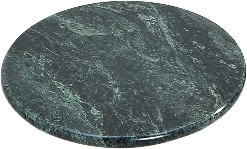 KunhaR Green Marble ChaklaRolling Pin BoardRoti MakerPhulka MakerChapati Makerpapad chakla for Home Kitchen 9 Inch - Image 3