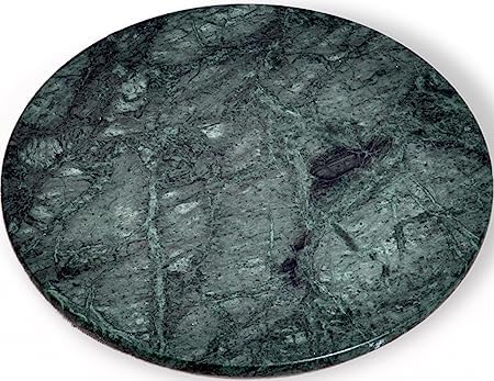 KunhaR Green Marble ChaklaRolling Pin BoardRoti MakerPhulka MakerChapati Makerpapad chakla for Home Kitchen 9 Inch - Image 2