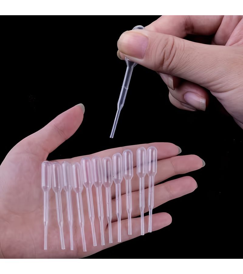 200 قطعة من الماصات الشفافة المدرجة القابلة للاستخدام مرة واحدة للزيوت العطرية للاستخدام المنزلي والمختبر - Image 4