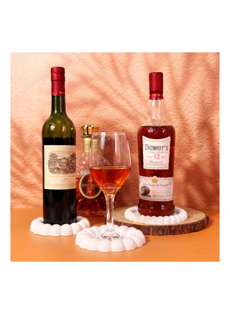 Excefore قوالب كوستر صب الراتنج، 2 قطع قالب سيليكون دائري غير منتظم لصناعة كوسترات شريحة الأagate، وأطباق المجوهرات، وحوامل الشموع، وصحن الصابون | ديكور منزلي - Image 4