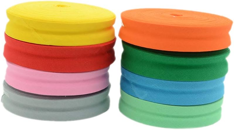Mangocore Cotton Bias bindnig Tape,Size: 25mm, Width:1",2.5cm,30yds Various Color,DIY Garment Accessories wholesales (Orange) - Image 2