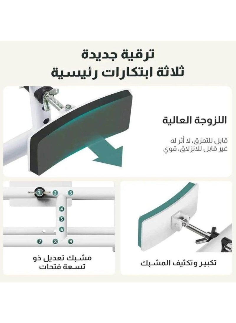 فورديل إطار أمان للمرحاض، دعم معزز لكبار السن والمعاقين، عرض قابل للتعديل ودرابزين أمان للمرحاض  - Image 4