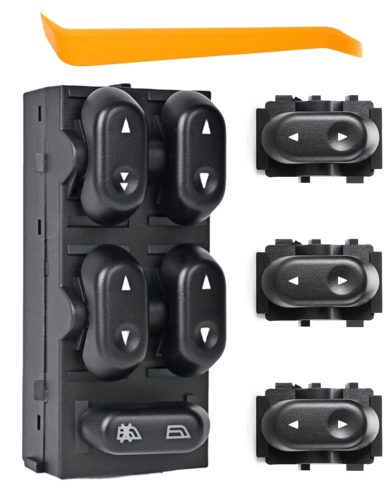 PANNUOSCS Master Window Switch with Passenger Window Switches Compatible with 2004-2008 Ford F150 Expedition 2003-2008 Crown Victoria Lincoln Mark LT Mercury Grand Marquis and Marauder 2L1Z14529AA - Image 1