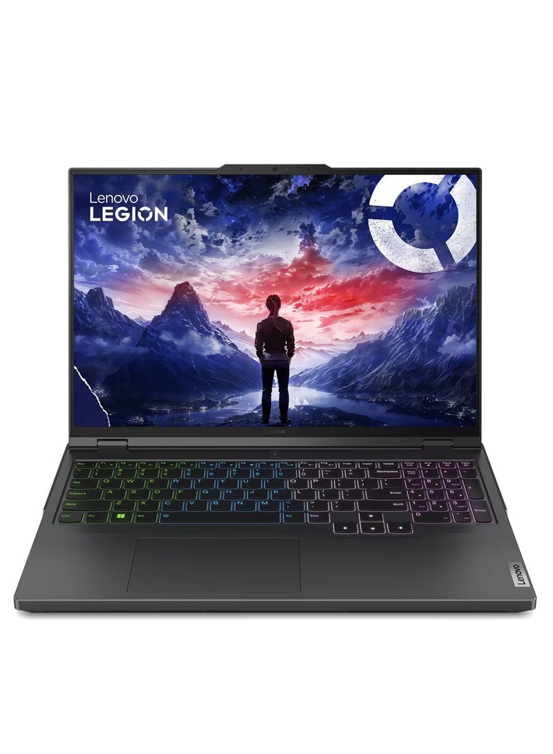 لينوفو لابتوب ليجيون برو 5 16IRX9 بشاشة مقاس 16 بوصة، ومعالج كور i7-14650HX / وذاكرة وصول عشوائي رام 16 جيجابايت/ ومحرك أقراص إس إس دي سعة 1 تيرابايت / وبطاقة رسومات انفيديا جي فورس 4060 /نظام التشغيل ويندوز 11 الإنجليزية/العربية أسود - Image 2