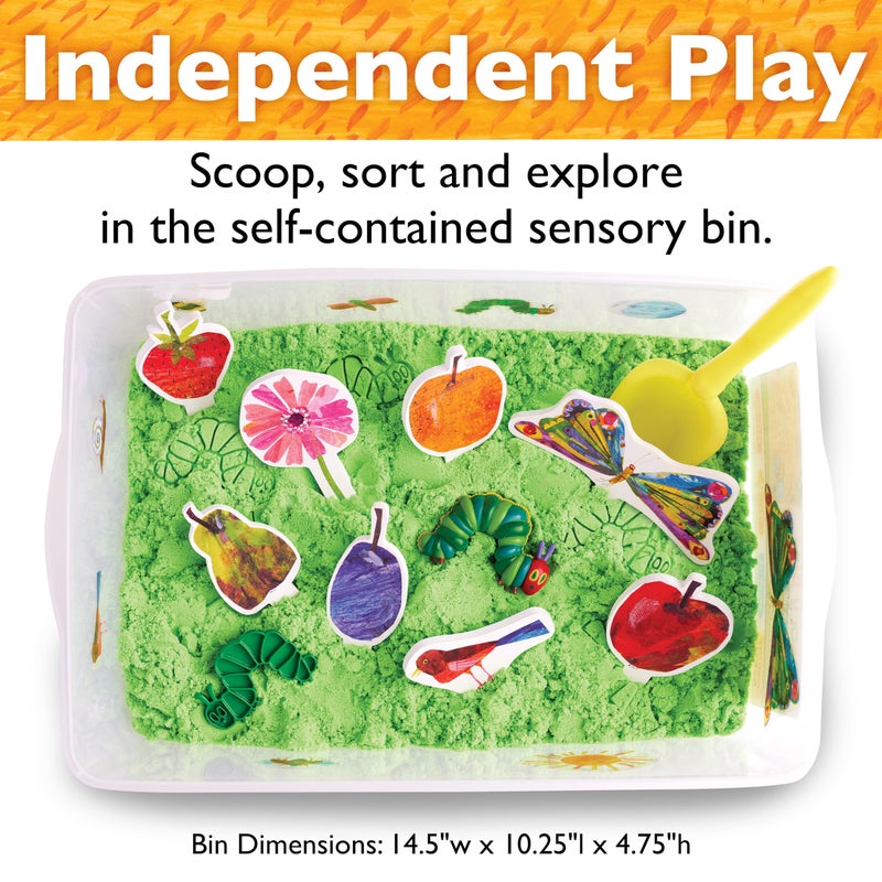 Creativity for Kids The Very Hungry Caterpillar Sensory Bin - Toddler Sensory Toys from The World of Eric Carle Books, Preschool Learning Activities and Fine Motor Toys for Toddlers Ages 3-4+ - Image 5