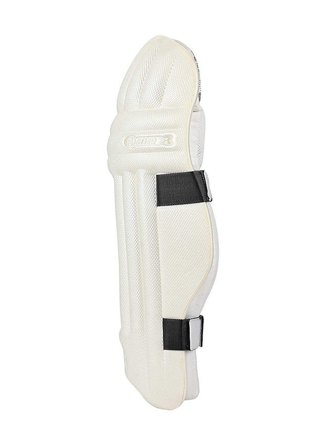 RMAX EVA and Cotton Cricket Batting Leg Guard Pad & Lower Body Protector Thigh Guard Full Size, Light Weight Batting Leg Guards/Thigh Senior/Men's/Teen's/Adult Size (White + Thigh) - Image 5