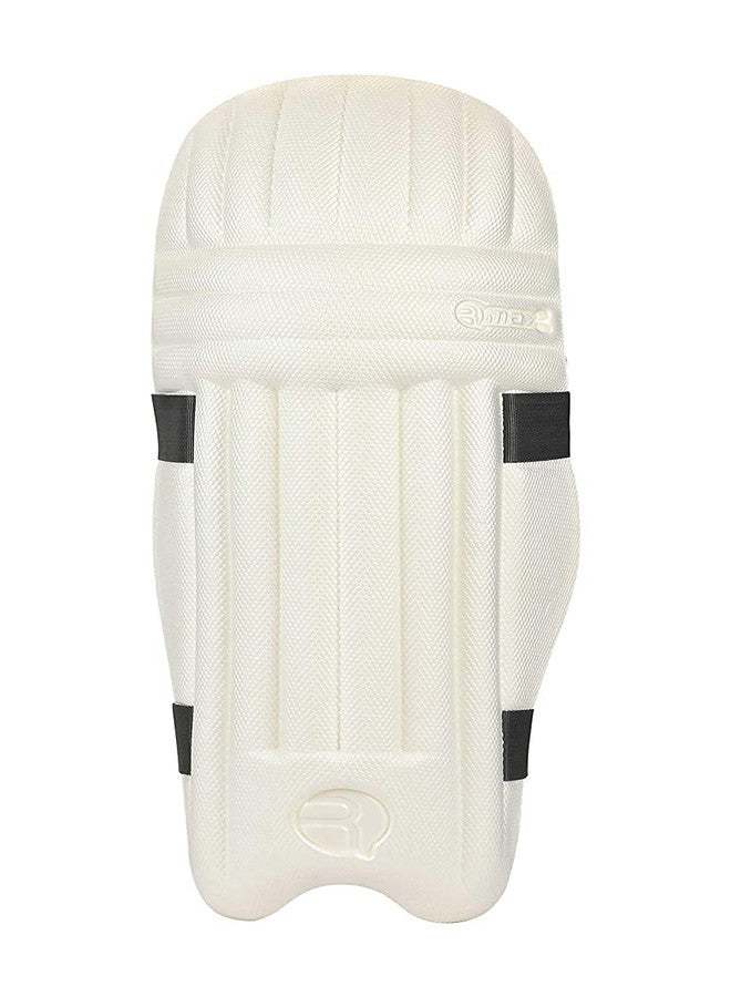 RMAX EVA and Cotton Cricket Batting Leg Guard Pad & Lower Body Protector Thigh Guard Full Size, Light Weight Batting Leg Guards/Thigh Senior/Men's/Teen's/Adult Size (White + Thigh) - Image 2