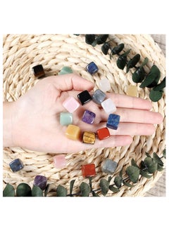 Beauenty 10 Natural Amethyst Healing Crystal Necklaces for Women Energy Gemstone Pendants Hexagonal Design Random Colors  - Image 3
