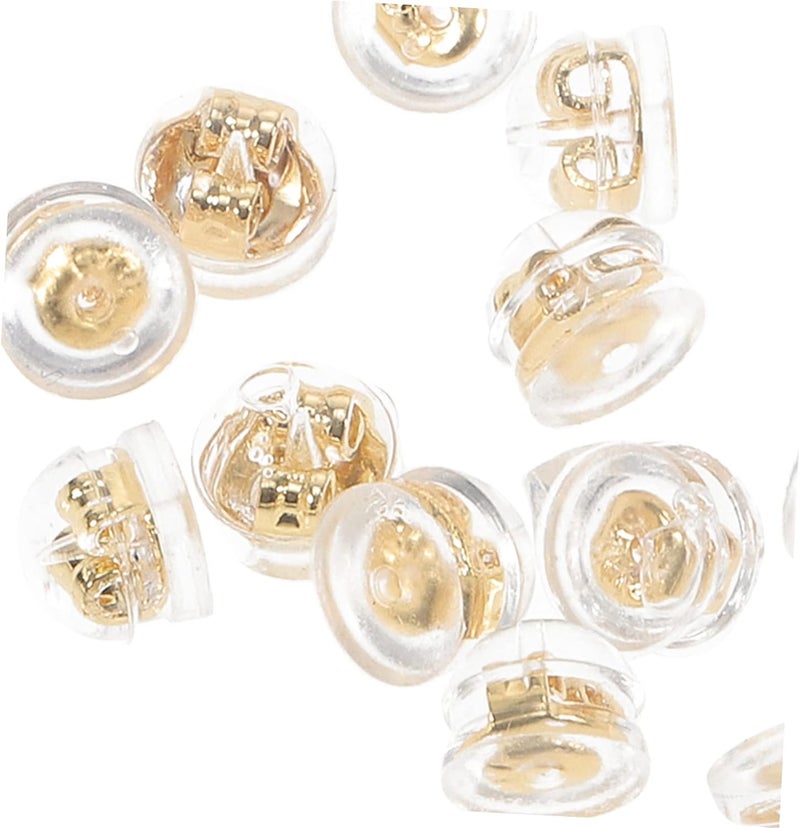 KESYOO 60pcs Silicone Earring Backs for Comfortable and Safe Ear Accessories Soft Silicone Replacement Stoppers for Earring Making and Repair for Ears - Image 4