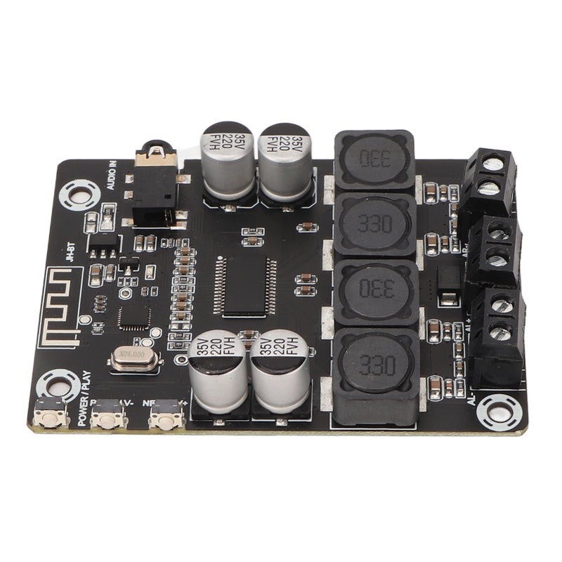 Digital Amplifier Board 12V‑28V DC Dual Channel 45W Bluetooth Amplifier DIY Module for Speaker - Image 2