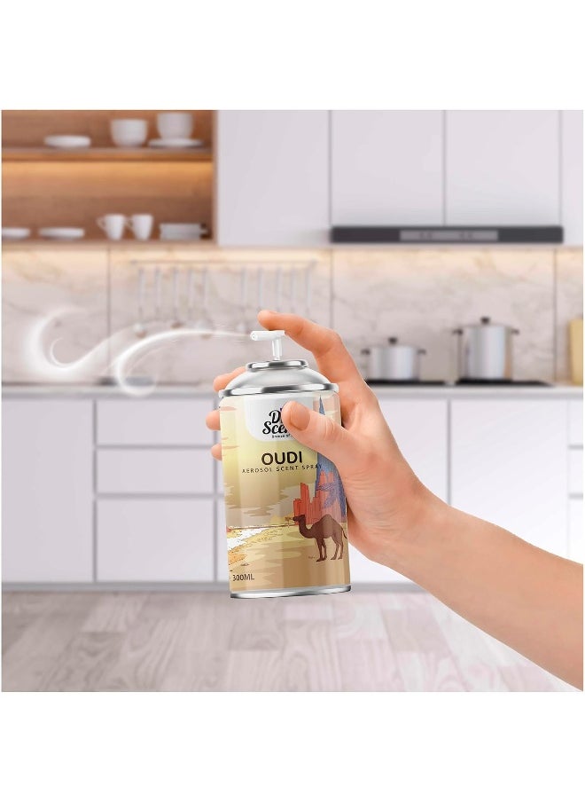 Dr Scent Dr Scent Air Freshener Oudi Aerosol Spray - 300ml  - Image 4