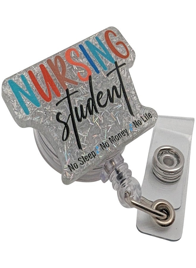 MightyPhine Nursing Student Badge Reel - RN ID Badge - Nursing Student ID Holder - Nursing Accessories for Students - Retractable Badge Holder - Badge Clip - Image 2