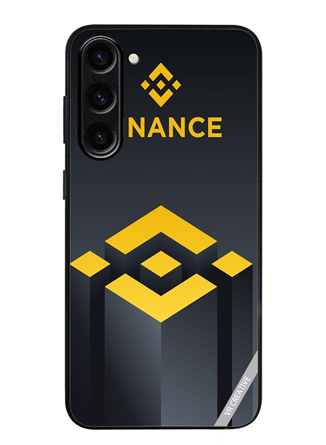 VR CREATIVE Protective Case Cover For Samsung Galaxy S24 Plus Binance Logo Design Multicolour - Image 1