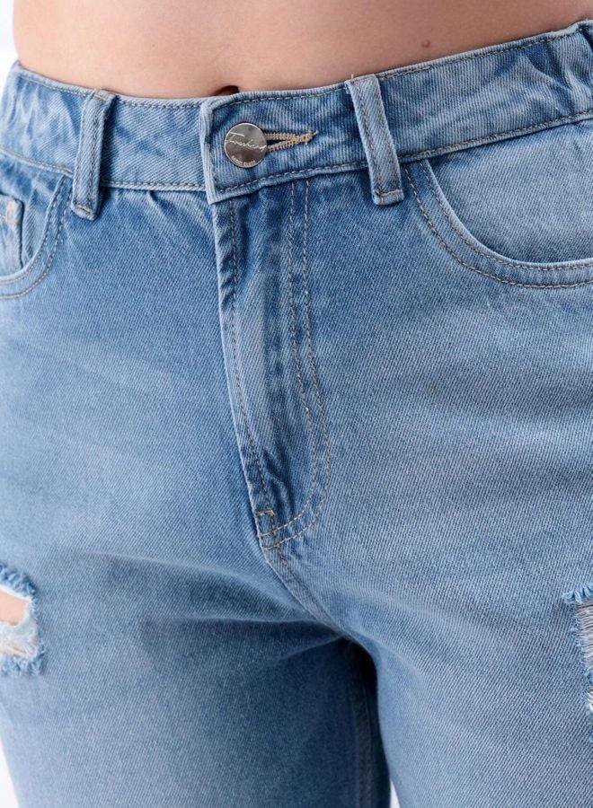 Freehand Women Straight Fit Solid High Rise Jeans - Image 4