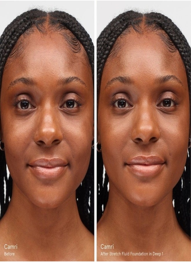 Glossier - Glossier Stretch Liquid Foundation – Buildable Coverage, Deep 1 - golden base tone 30ml - Image 1
