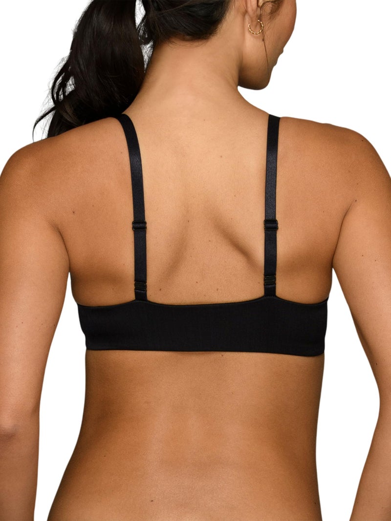 Vanity Fair Women's Front Closure Bra with No-Poke Underwire (34B-44DDD),Average Figure - Black,38D - Image 3
