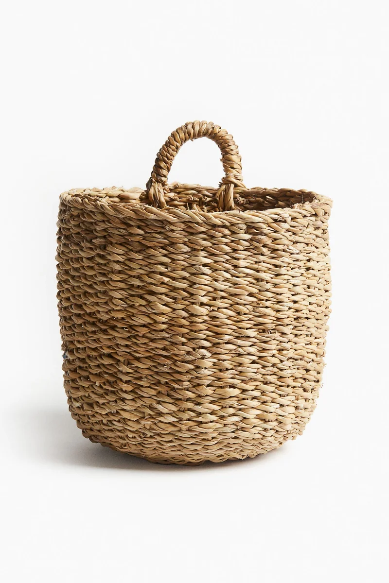H&M Small seagrass wall storage basket