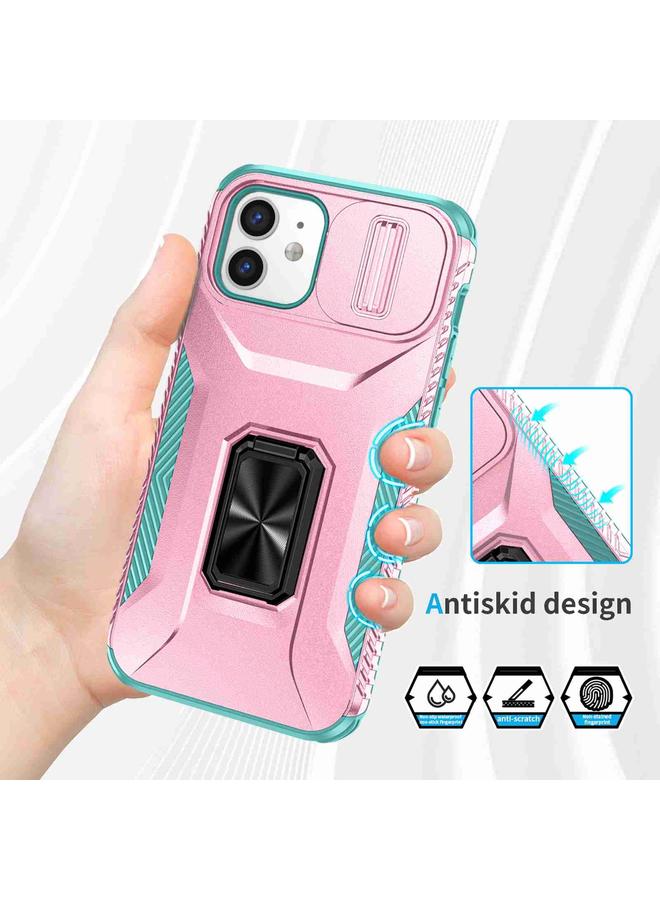 زبون جراب لهاتف iPhone 12 / 12 Pro مع حامل كاميرا منزلق - Image 2