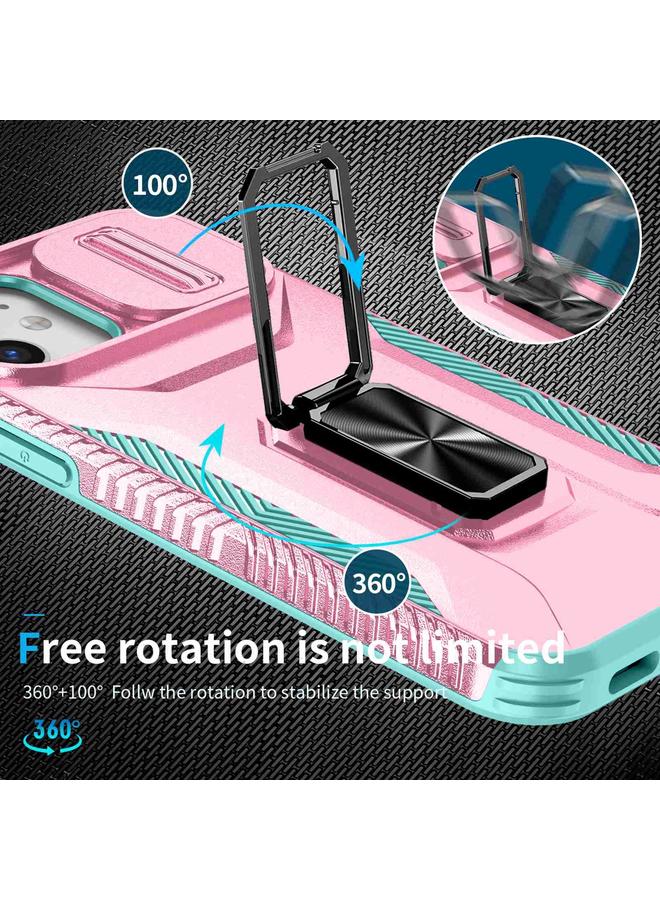 زبون جراب لهاتف iPhone 12 / 12 Pro مع حامل كاميرا منزلق - Image 5