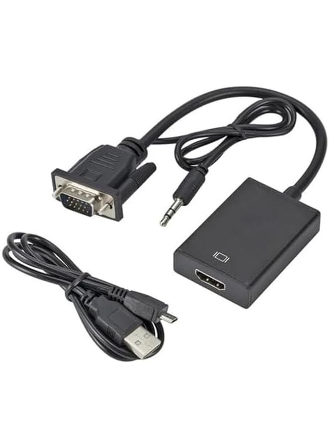 محول VGA إلى HDMI مع إمداد طاقة USB صوتي بدقة كاملة 1080P حجم 70R - Image 5