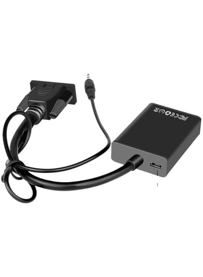 محول VGA إلى HDMI مع إمداد طاقة USB صوتي بدقة كاملة 1080P حجم 70R - Image 3