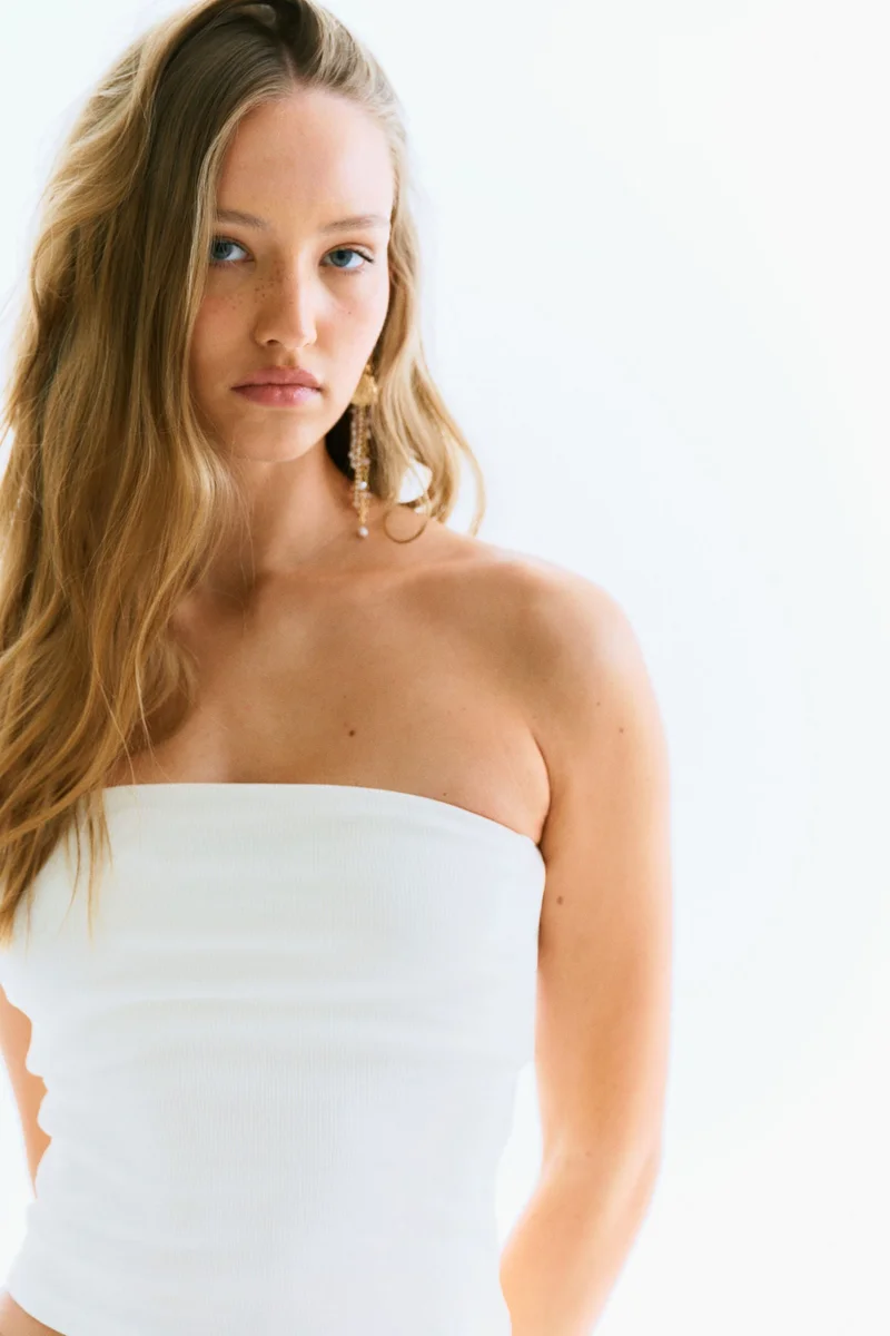 H&M 2-piece tube top and shorts set