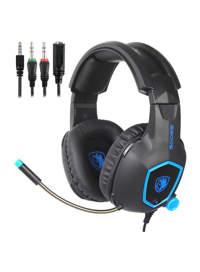 Sades SA818 Wired Over-Ear Gaming Headset With Mic - Image 1