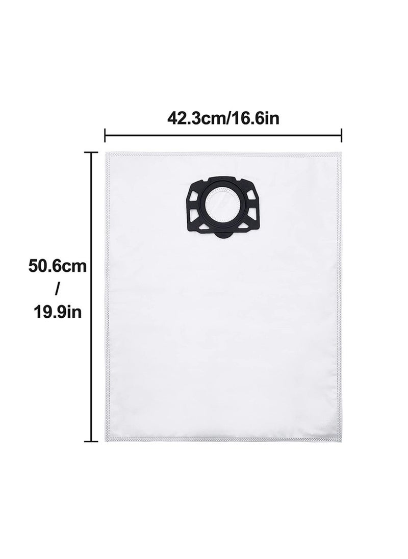 Generic - 4x Pack Fleece Filter Bag To Fit Karcher Wet and Dry MV4 MV5 MV6 Premium Renovation Vacuum Hoover Cleaner Alternative to 2.863-314.0 - Image 1