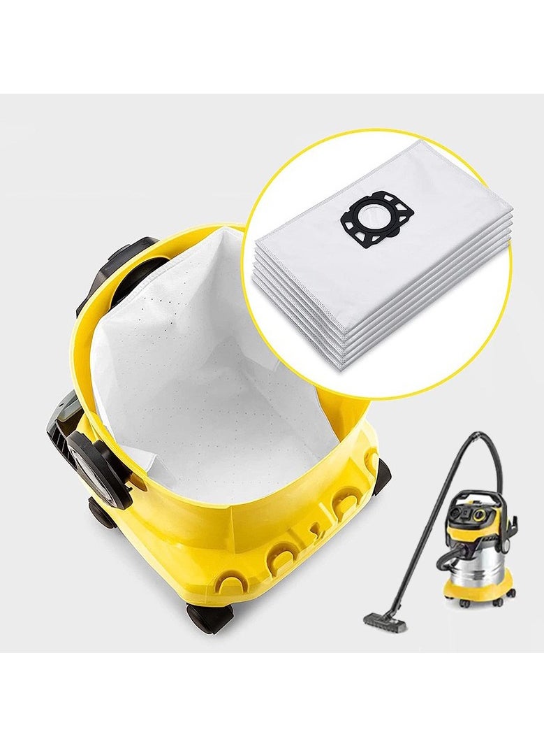 Generic - 4x Pack Fleece Filter Bag To Fit Karcher Wet and Dry MV4 MV5 MV6 Premium Renovation Vacuum Hoover Cleaner Alternative to 2.863-314.0 - Image 1