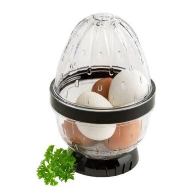 EZ EGGS EZ EGGS Hard Boiled Egg Peeler 3 Egg Capacity  Handheld Specialty Kitchen Tool Peels Egg Shells in Seconds As Seen on TV 