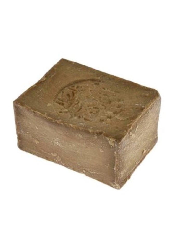 Yumi Bio Shop ALUS - صابون حلب الطبيعي مصنوع من زيت الزيتون البكر الممتاز وزيت الغار بنسبة 15% - قابل للتحلل - لا يسبب الحساسية وحساس - 200 جرام متعدد الألوان 0.2497 كجم