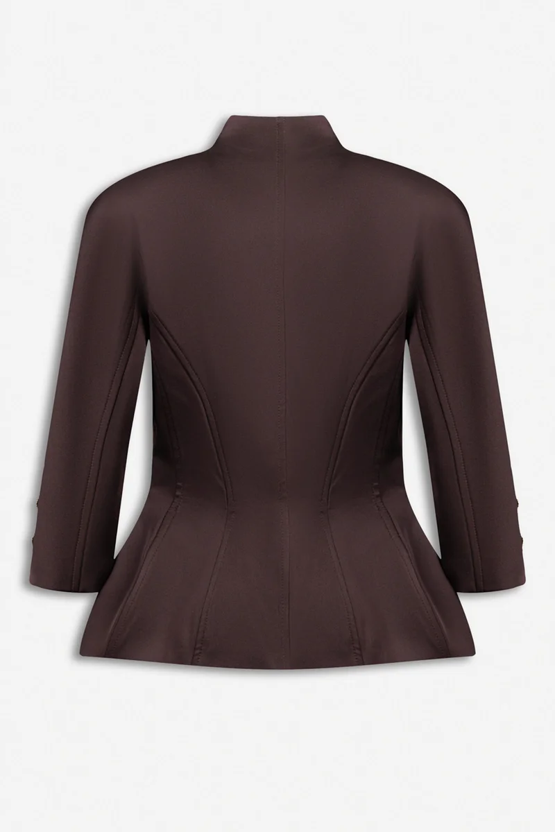 Nocturne Boned Stand Collar Jacket