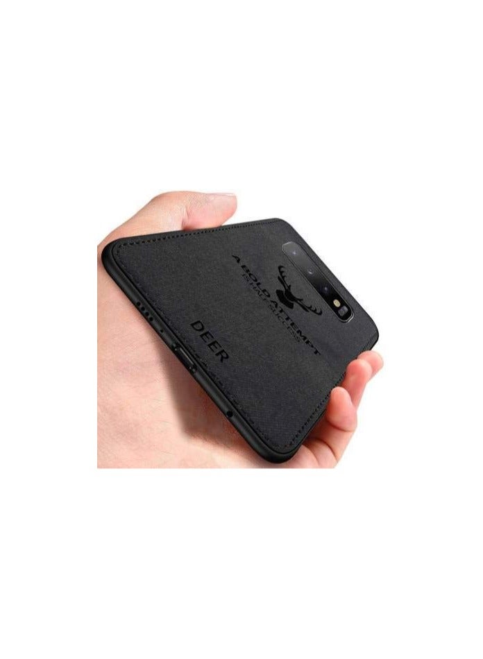 Reno 6 Pro Digital Luxury Soft Texture Patterned TPU Cloth Case, Dirt-Resistant, Anti-Shock, Anti-Fingerprint, Full Body Protective For Oppo Reno 6 Pro (Black)