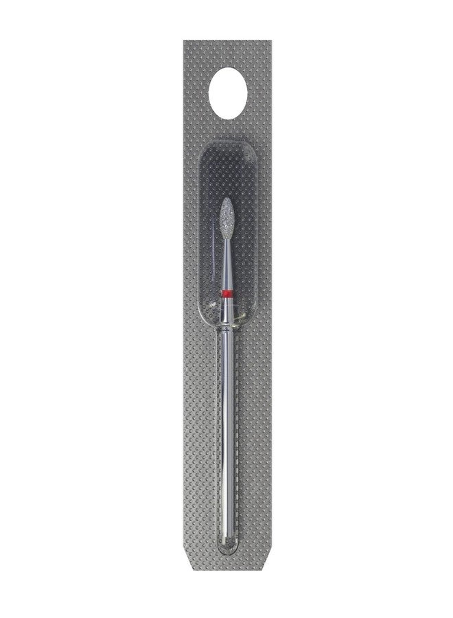 STALEKS PRO Expert Diamond Nail Drill Bit (Olive, Red, 2.5mm Head / 5mm WP) – Soft Abrasiveness for Delicate Cuticle & Sidewall Processing in Hardware Manicure/Pedicure - Image 2