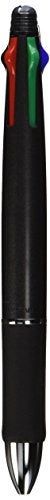 Zebra Pen Zebra ClipOn 1000 4 Color 07 mm Ballpoint Multi Pen 05 mm Pencil Black Body B4SA2BK - Image 3
