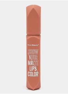 Kiss Beauty Kiss Beauty Show Your Matte Lips Color 05, Nude Brown  - Image 1