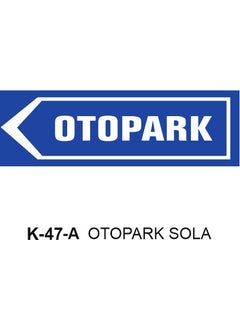 Gündoğdu Parking Lot Left Traffic Sign 20X60 cm 
